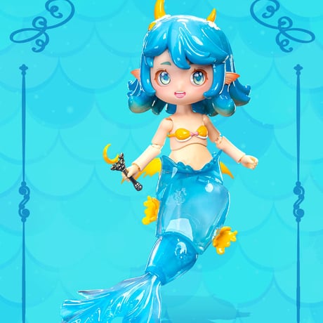 【予約販売：3月中旬～4月中旬 お届け予定】Aiye 1/12スケールのBJDブラインドドール「人魚の島」シリーズ