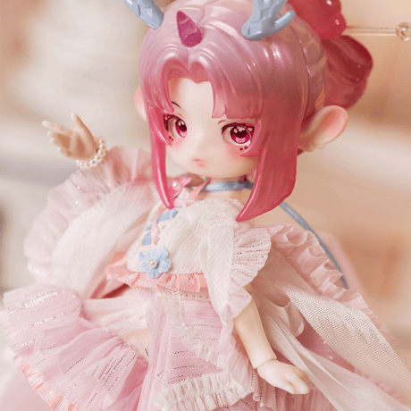 【現品販売】<期間限定特価>PENNY'S BOX WF限定特別仕様「ANTU(アンティーユ)：春神の花嫁、桃枝」BJD単品ドール フルセット 【アクションフィギュア】
