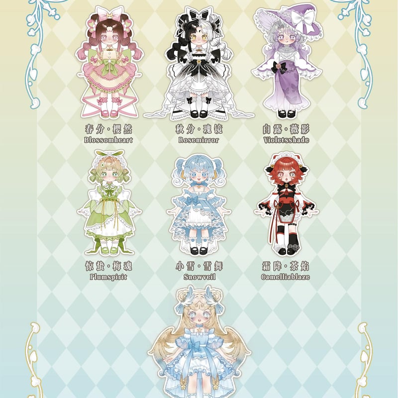 時序回音 KIKURA 節気の癒しドール BOX 6個入り 現品販売】WOWLOI「時序回音 KIKURA：節気の癒し」BJDブラインドドール