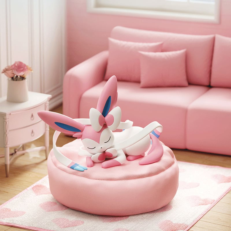 海外限定 イーブイ寝姿勢シリーズ ボケモンうたた寝フィギュア HOLLY BOX 予約販売：5月頃 お届け予定】HOLLY BOX x ポケットモンスター