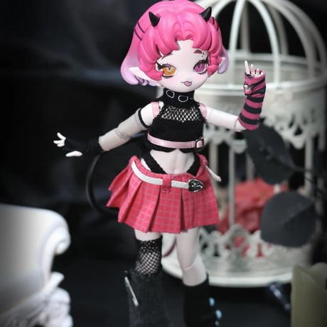 【現品販売】<数量限定>CHUZTING「Cooze：悪魔角」1/8スケール BJD単品ドール「色欲：色違いVer.」/「怠惰：色違いVer.」【フルセット】