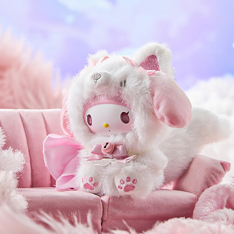 サンリオ 島嶼狐シリーズ 搪膠ぬいぐるみブラインドボックス 現品販売】MINISO 「サンリオキャラクターズ：狐の島」 ぬいぐるみ