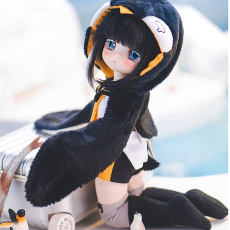 【予約販売：2024年9月中 お届け予定】※当店限定選び特典付き※TinyFox 輝き夢見るペンギン デビー1/6スケールMJDドール <新ボディ採用> 【フルセット】