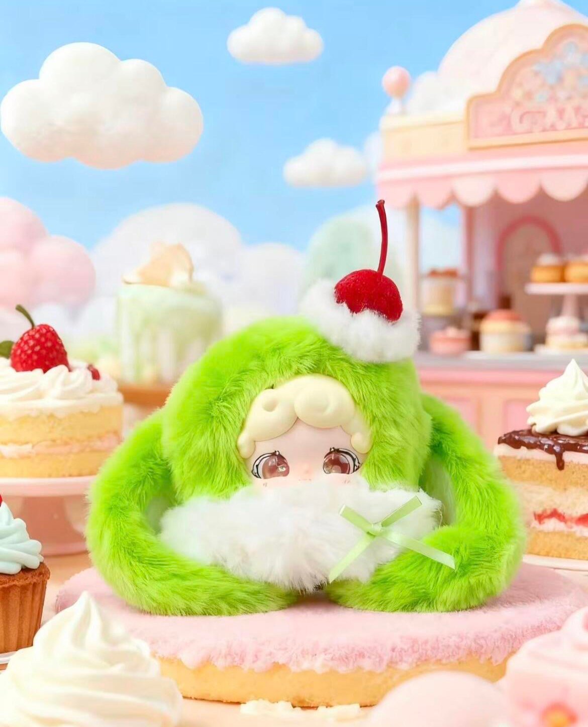 現品販売】LUCKY DEER NAI 「おやすみ兎：ふわふわ氷」 ぬいぐるみ