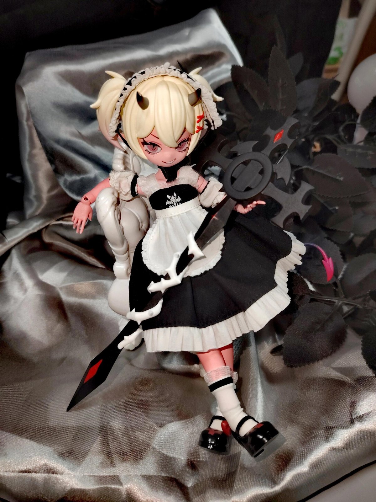 現品販売】CHUZTING「Cooze：悪魔角」小型ドール向け ドール用の服