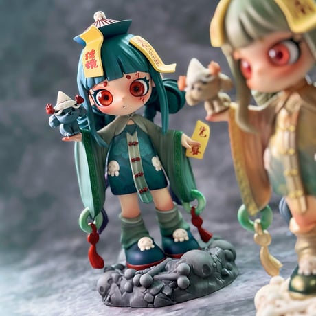 【予約販売：11月上旬～11月下旬 お届け予定】卓兔Studio 「Faye(フェイ)：第三弾 リトルキョンシー」ビックフィギュア【コレクションフィギュア】