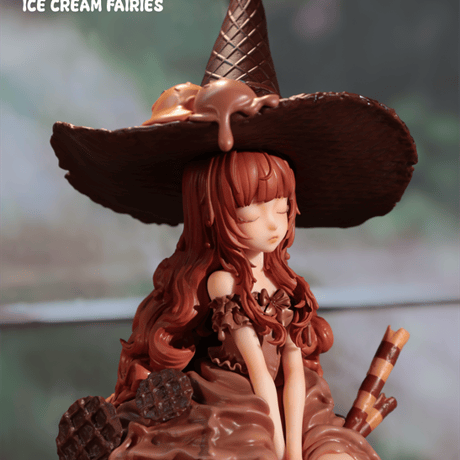 【現品販売】WEARTDOING 「アイスクリームの精霊：チョコレート」  【コレクションフィギュア】