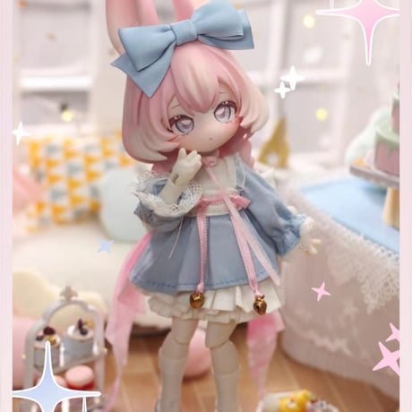 【現品販売】不可食用人形（Inedible Doll） 「月飛び時間」BJDブラインドドール シリーズ
