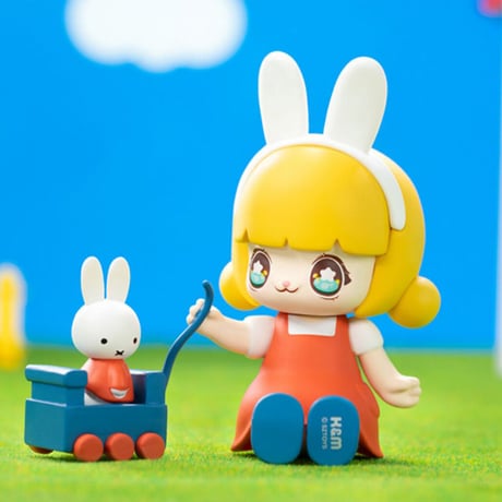 【予約販売：9月下旬～10月下旬 お届け予定】52TOYS KIMMY&MIKI x Miffy ミッフィー 「新しい友達」シリーズ