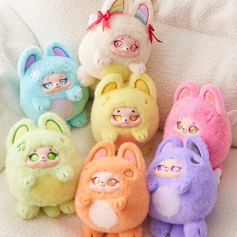 PUFF バブルカラフルボールショルダーバッグ　ぬいぐるみ　シークレット虹の精霊 現品販売】PUFF「バブルカラフル」ボールショルダーバッグ