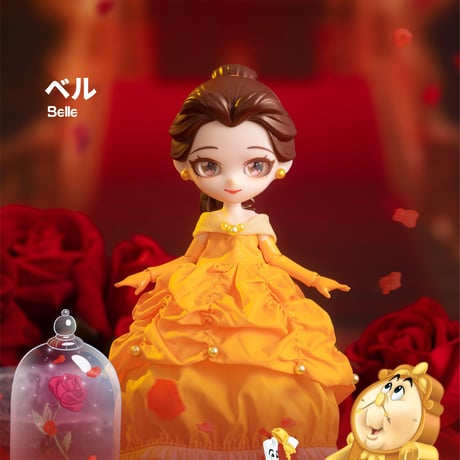 【予約販売：3月中旬～4月中旬 お届け予定】MORSTORM ディズニープリンセス 1/12スケール BJD球体関節ドール シリーズ【全6種類・選び可能】