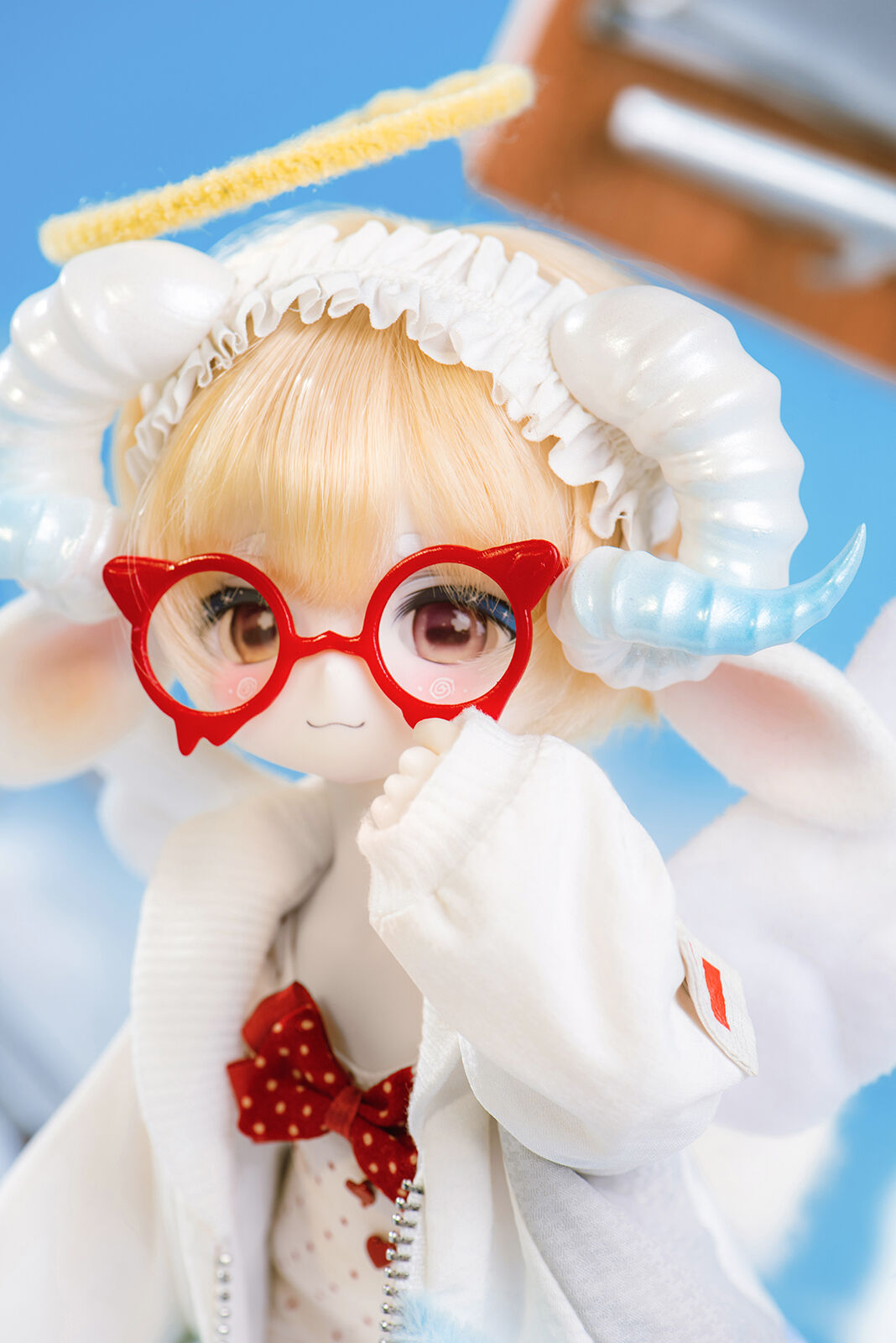 予約販売：2024年2月以降 お届け予定】TinyFox 悪魔と天使の混血子羊