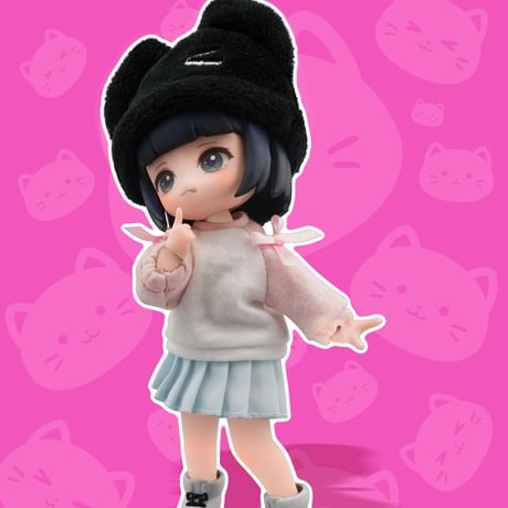 【現品販売】<先着特典付け>KEMO XII CJD ノンスケール ドール ミーちゃん【アクションフィギュア】