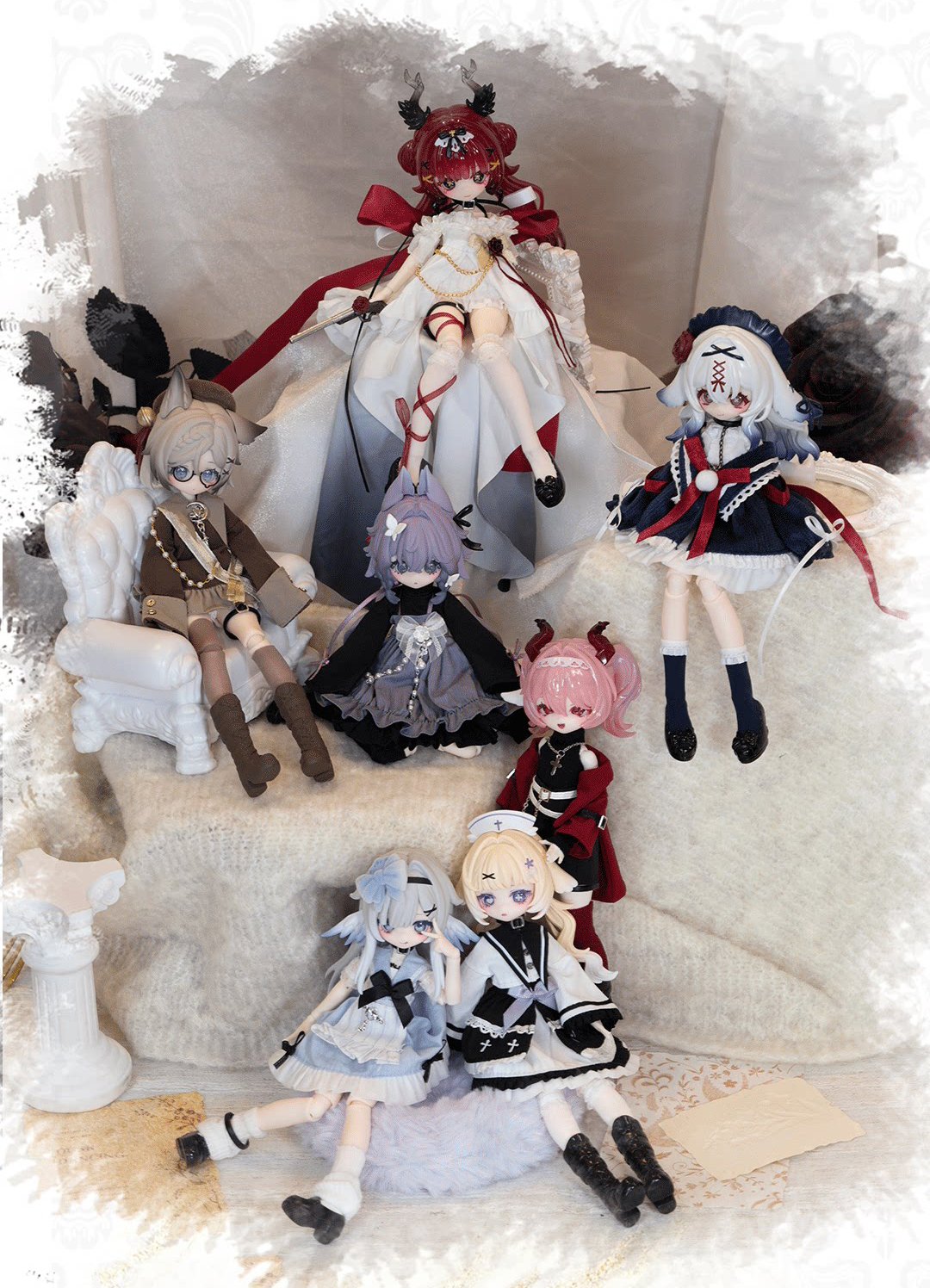 Meki 造物の心 終末の祝福 終末祝福 真理ドール bjd 現品販売】Meki「造物の心：終末の祝福」1/8スケール BJDブラインド