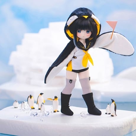 【予約販売：2024年9月中 お届け予定】※当店限定選び特典付き※TinyFox 輝き夢見るペンギン デビー1/6スケールMJDドール <新ボディ採用> 【フルセット】