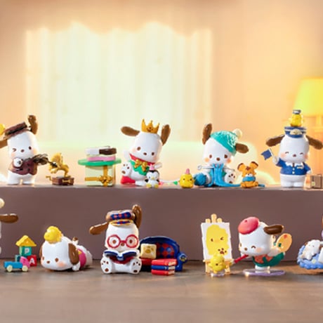【予約販売：4月中旬〜年5月中旬 お届け予定】TOPTOY x サンリオ(SANRIO)「ポチャッコ：レトロな時間列車」シリーズ