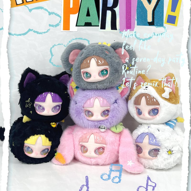 INN音 7日間のパーティー ポーチ　白山羊 予約販売：2025年6月後半～7月初頃 お届け予定】玩楽拾刻 「INN