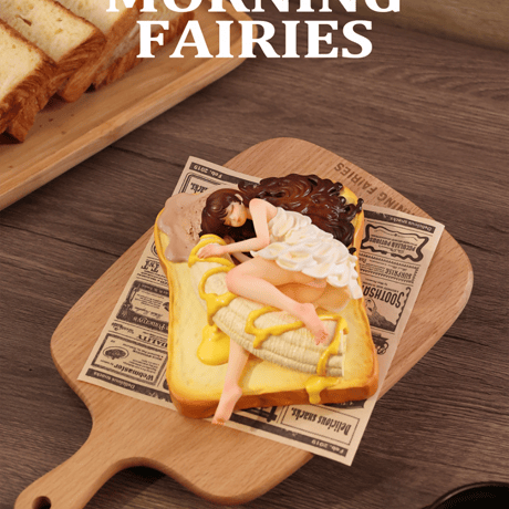 【予約販売：11月 お届け予定】WeArtDoing Sleeping Beauty-Morning Fairies-Sausage&Egg「朝食の妖精： バナナとアイストースト」