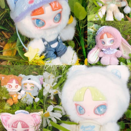 【予約販売：2025年11月頃 お届け予定】玩楽拾刻「INN音：春をお迎え」 ぬいぐるみブラインドボックス シリーズ
