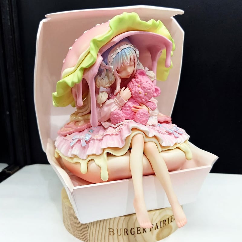 ハンドメイド　くまさんシアーワンピ　森ガール　フェアリーコア　ナイルパーチ 現品販売】WeArtDoing Sleeping Beauty-Burger Fairies