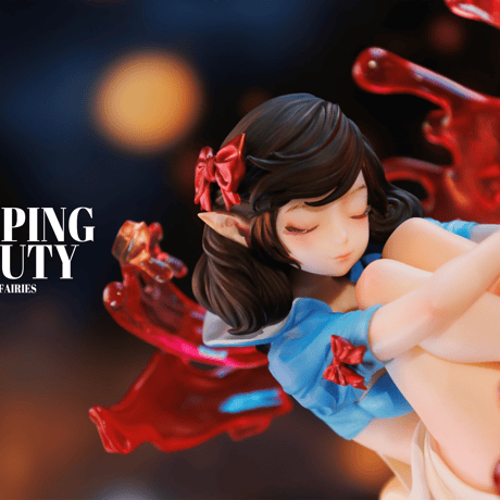 【予約販売：2025年9月中 お届け予定】WeArtDoing Sleeping Beauty-Apple Fairies-Red「眠れる魔法： 林檎の姫・薔薇織る夢(赤)」