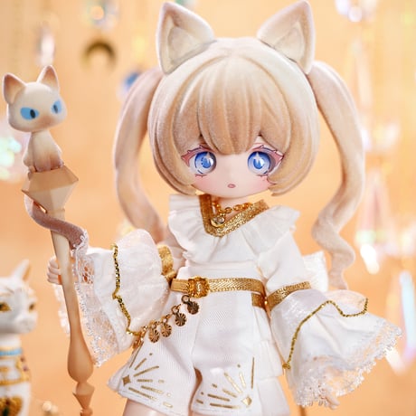 【現品販売】獣隅島「小さな島での奇遇」特別仕様 BJD単品ドール「カフェバリスタ・モカ」【フルセット】