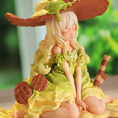 【現品販売】WEARTDOING 「アイスクリームの精霊：抹茶」  【コレクションフィギュア】