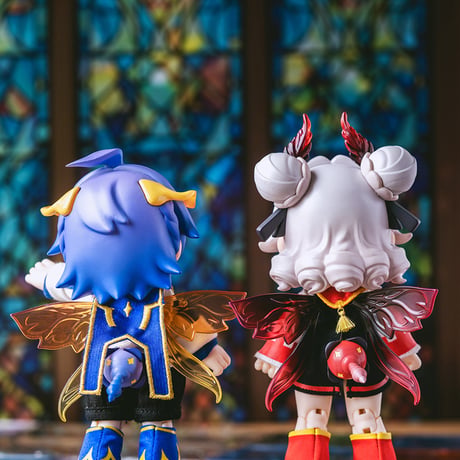 【現品販売】天堂制造Studio「KUKAKA(クカカ)：祈る者と審判者」1/12スケール BJD 球体関節可動ドール 「祈る者 ジュウジュウ」 単品ドール