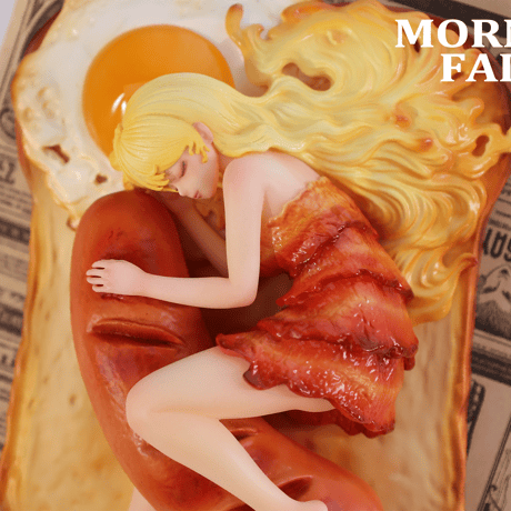 【予約販売：11月 お届け予定】WeArtDoing Sleeping Beauty-Morning Fairies-Sausage&Egg「朝食の妖精： ベーコンエッグトースト」