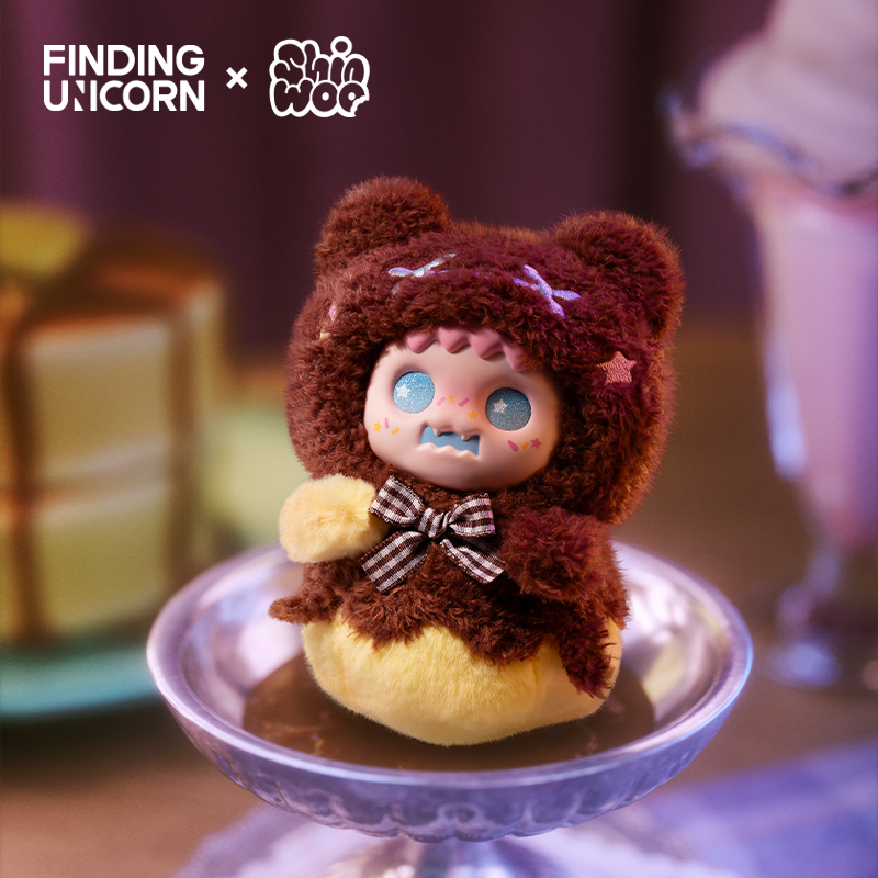 現品販売】FINDING UNICORN x Shinwoo 「忘却デザート屋」ぬいぐるみ