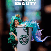【予約販売：8月中 お届け予定】WeArtDoing Sleeping Beauty-Coffee Fairies-Mocha「眠れる美女：輝くモカ」【コレクションフィギュア】