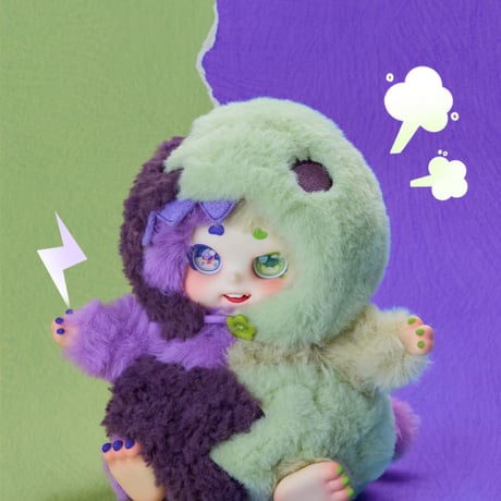 【予約販売：11月中旬～12月上旬 お届け予定】超級元気工場 TimeShare x Cino(チノ) 「気持ちは予測不能」ぬいぐるみ シリーズ
