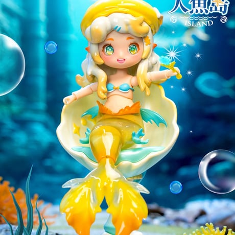 【予約販売：3月中旬～4月中旬 お届け予定】Aiye 1/12スケールのBJDブラインドドール「人魚の島」シリーズ