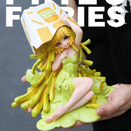 【予約販売：2026年5月 お届け予定】WEARTDOING Sleeping Beauty-Fries Fairies-Classic Ketchup「ポテトの妖精：ワサビ」
