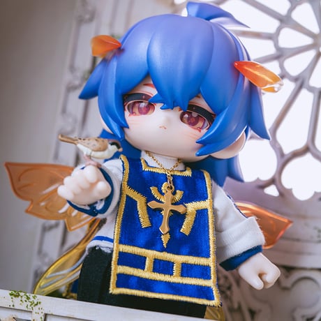 【現品販売】天堂制造Studio「KUKAKA(クカカ)：祈る者と審判者」1/12スケール BJD 球体関節可動ドール 「審判者 キン」単品ドール