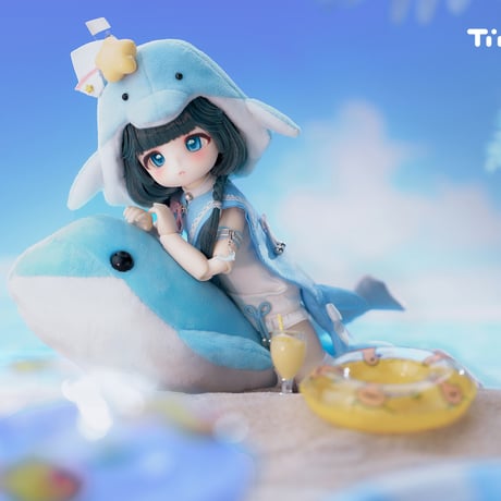 【予約販売：2024年11月～2025年1月以後 お届け予定】＜当店限定特典付け＞TinyFox イルカ ドーピー 1/6スケールMJDドール 【フルセット】