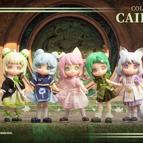 【現品販売】Aiye 1/12スケールのBJDブラインドドール「彩華錦(ツァィファジン)ミルクティー屋」シリーズ