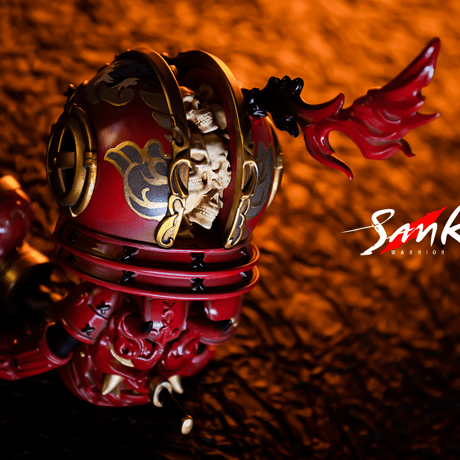 【予約販売：2月中 お届け予定】Sank Toys Good Night Series-warrior-Fiery Flame「  ～眠～武士 ：烈火の炎」【コレクションフィギュア】