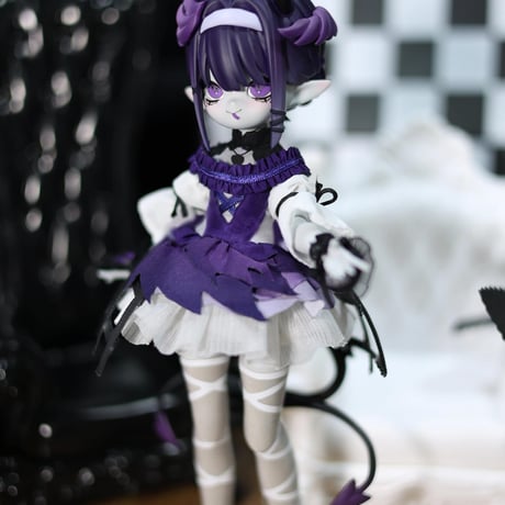 【現品販売】<数量限定>CHUZTING「Cooze：悪魔角」1/8スケール BJD単品ドール「堕天使：ルシファー」 【フルセット】