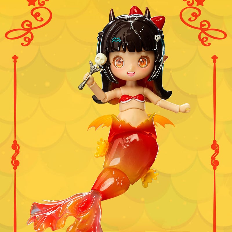 BJDブラインドドール「人魚の島」シリーズ　シークレット　リウリ Aiye 1/12スケールBJDブラインドドール人魚の島シリーズシークレット