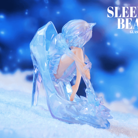【予約販売：2025年12月 お届け予定】WEARTDOING Sleeping Beauty-Glass Slipper Fairies-White「水晶少女：氷の夢」【コレクションフィギュア】
