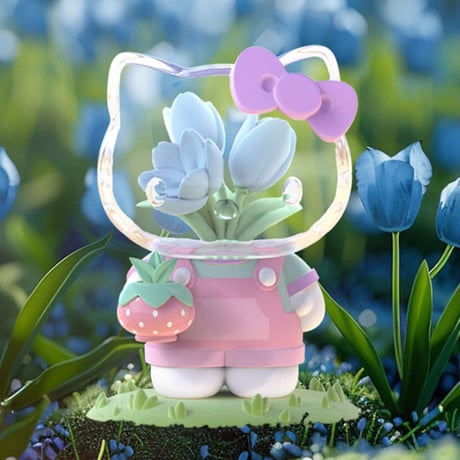 【予約販売：5月前半 お届け予定】MIGHTY JAXX サンリオ(Sanrio)「 Azuma Makoto：ハローキティと花」トレーディングフィギュア シリーズ