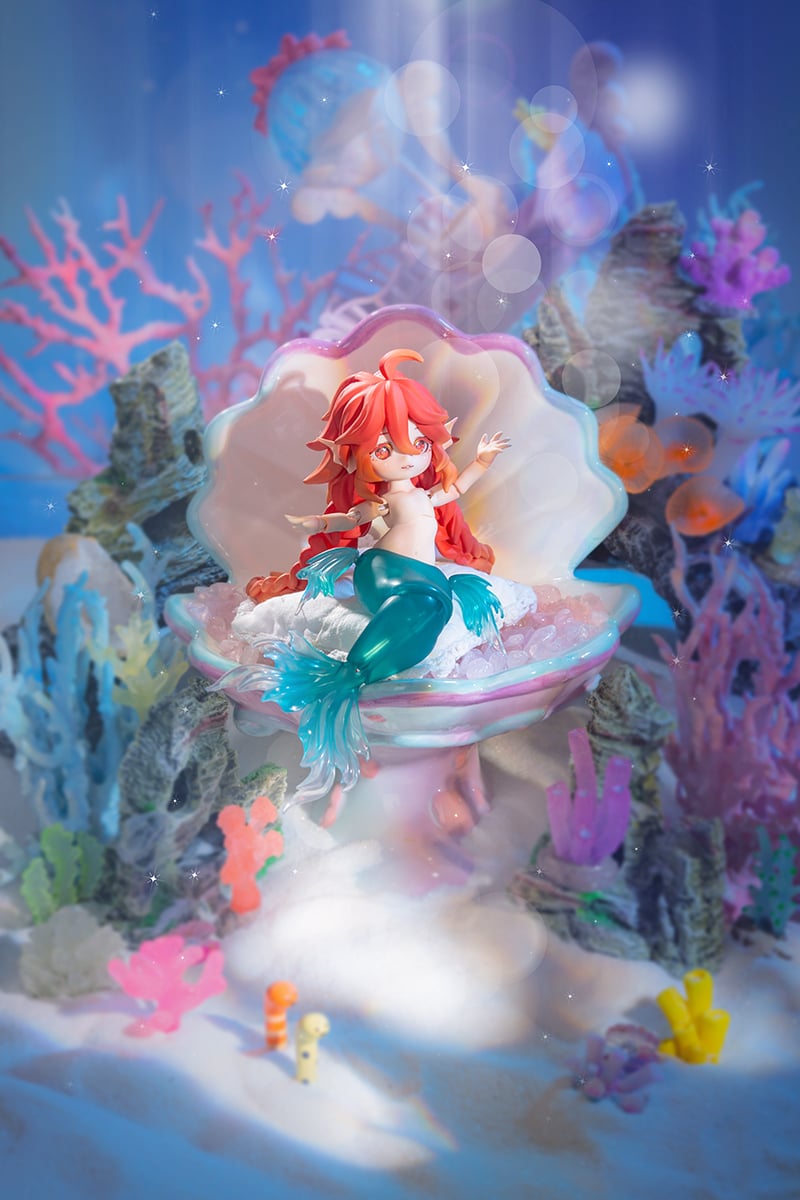 現品販売】LuckyDoll「マーメイド チュチュ」1/12スケールBJD 現品販売】LuckyDoll「マーメイド チュチュ」1/12スケールBJD