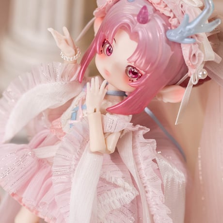 【現品販売】<期間限定特価>PENNY'S BOX WF限定特別仕様「ANTU(アンティーユ)：春神の花嫁、桃枝」BJD単品ドール フルセット 【アクションフィギュア】