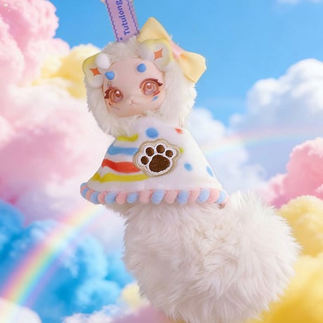 【現品販売】ODI STUDIO x Tutulong(トトリュ)  「ニャニャリュ：星願キャッチャー」ぬいぐるみチャーム シリーズ