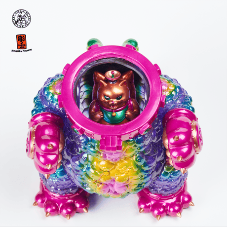 【予約販売：12月中 お届け予定】OFFART X Horiren 「紅炎百猫・ニュークリア限定版」【コレクションフィギュア】