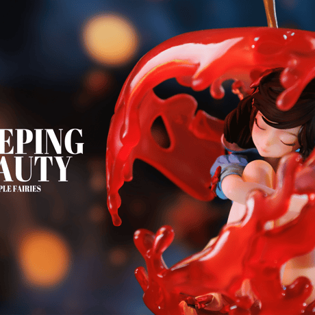 【予約販売：2025年9月中 お届け予定】WeArtDoing Sleeping Beauty-Apple Fairies-Red「眠れる魔法： 林檎の姫・薔薇織る夢(赤)」
