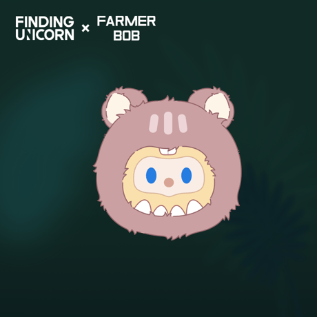 【現品販売】FINDING UNICORN x FARMER BOB 「MINI-Night Monster：ミニ怪奇ナイトツアーズ」 丸型ぬいぐるみ シリーズ