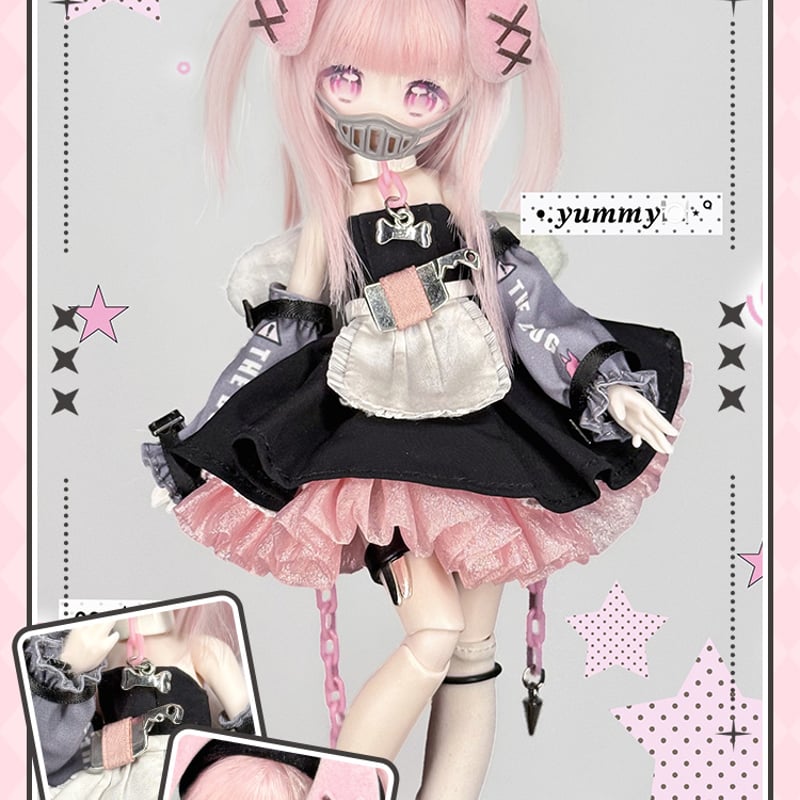 現品販売】不可食用人形「可愛い怪談」植毛仕様1/8スケール BJD