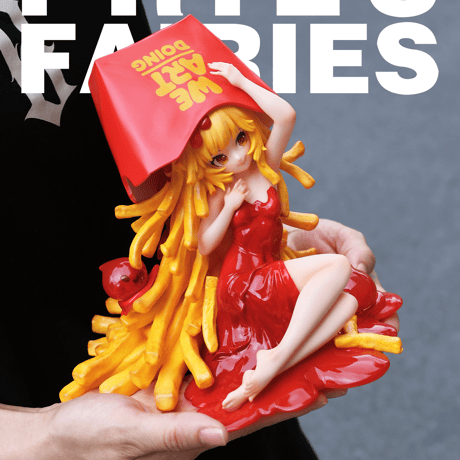 【予約販売：2026年5月 お届け予定】WEARTDOING Sleeping Beauty-Fries Fairies-Classic Ketchup「ポテトの妖精：トマト」